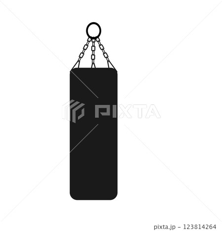 punching bag icon 123814264