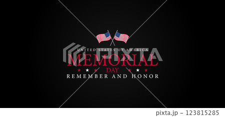 Patriotism and Reflection Celebrating Memorial Day with Gratitude in the USA 123815285