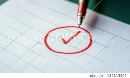 U.S. tax deadline circled in red and a reminder note, emphasizing the urgency and importance of timely tax filing. 123815365