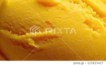 《AI画像》レモン風味のシャーベット 123815427