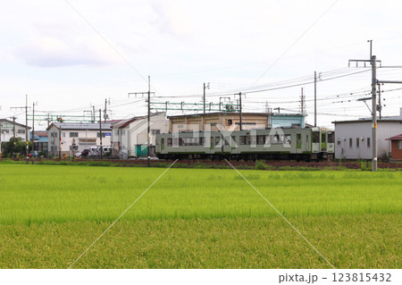 長岡花火に伴う飯山線臨時快速列車：キハ110系 123815432