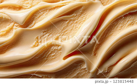 《AI画像》バニラ味のアイスクリーム 《AI画像》バニラ味のアイスクリーム 123815448