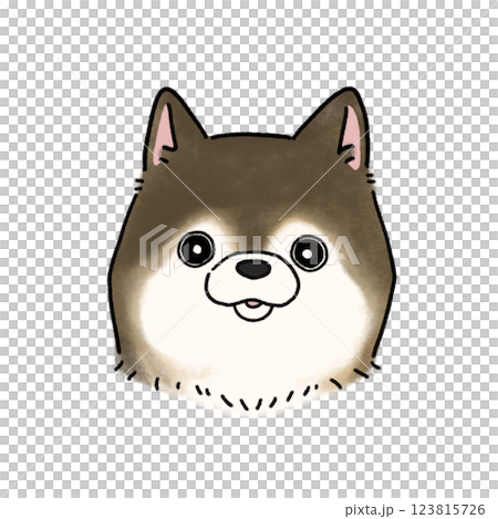 柴犬臉 (紅芝麻) 123815726