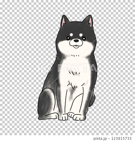 柴犬（黑色） 123815733