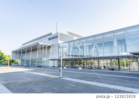 北海道札幌市　快晴の札幌コンベンションセンター 123815819