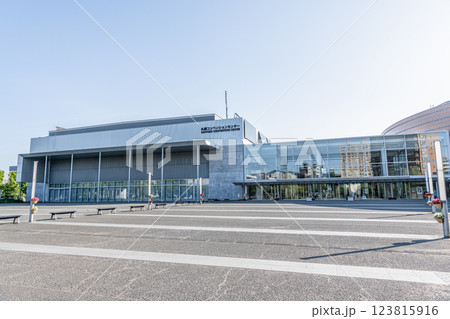 北海道札幌市 快晴の札幌コンベンションセンター 北海道札幌市 快晴の札幌コンベンションセンター 123815916