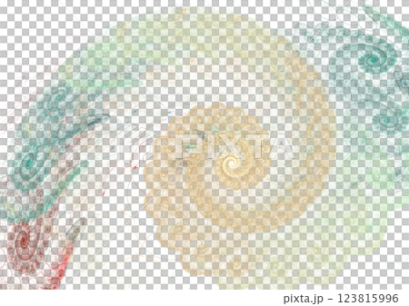 天上の龍影 123815996