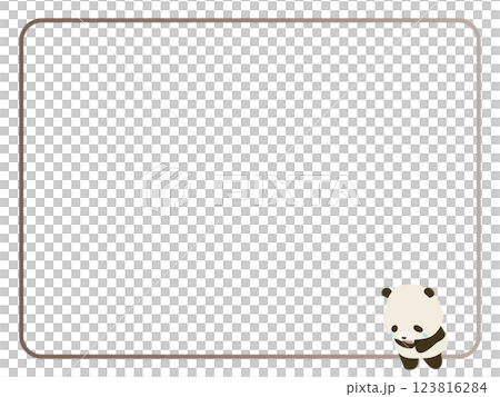 Laughing Panda Frame 123816284