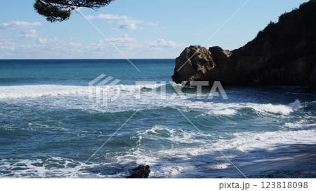 冬の鵜の岬 123818098