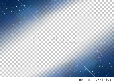 青いシンプルなキラキラ背景 123818194