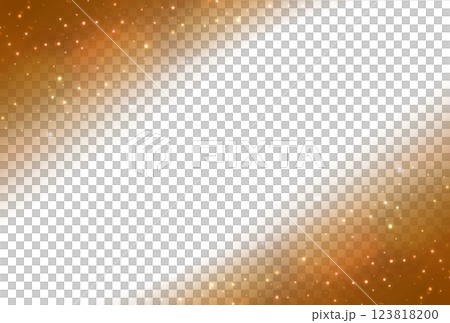 オレンジ色のシンプルなキラキラ背景 123818200