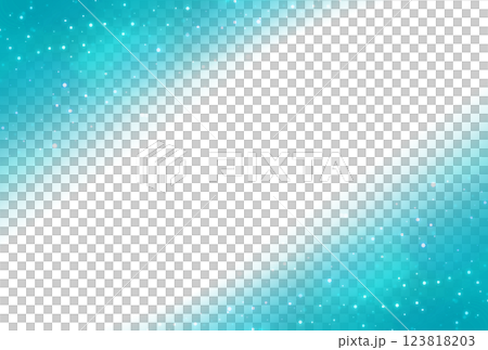 水色のシンプルなキラキラ背景 123818203