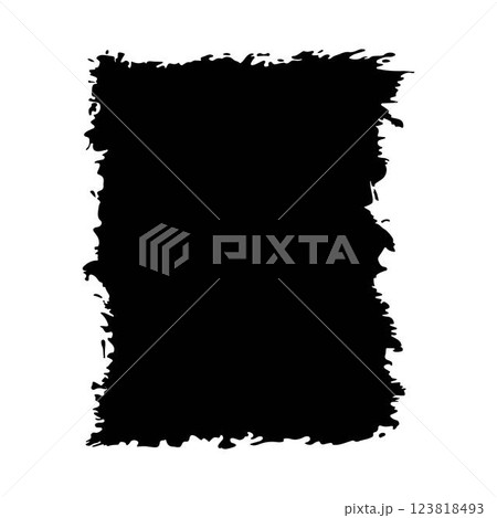 Square Black Rustic Rough Torn Paper Frame Background Vintage Retro Style with Copy Space Square Black Rustic Rough Torn Paper Frame Background Vintage Retro Style with Copy Space 123818493