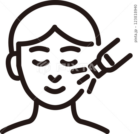 美容医療 美容整形 人物 女性 ラインアイコン 線 ピクトグラム デザイン イラスト 素材 美容医療 美容整形 人物 女性 ラインアイコン 線 ピクトグラム デザイン イラスト 素材 123818940