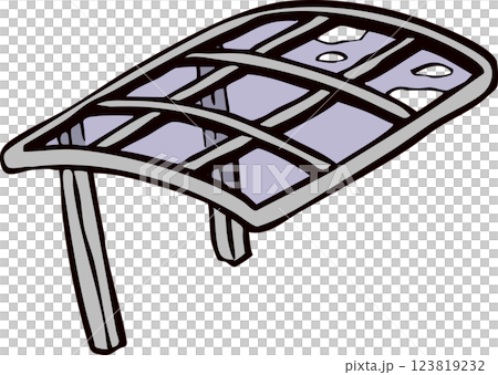 Carport with holes 123819232