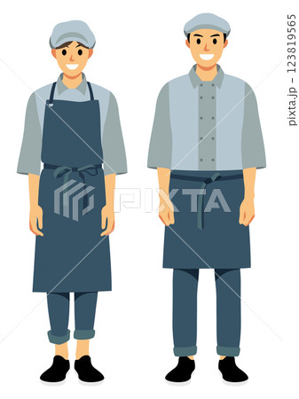 飲食店のスタッフ 123819565