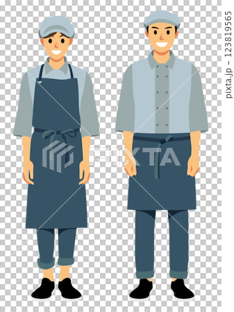 飲食店のスタッフ 123819565