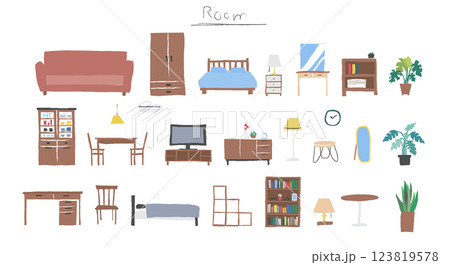 家具家電インテリア 123819578