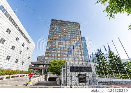 北海道札幌市 快晴の札幌市役所 北海道札幌市 快晴の札幌市役所 123820250