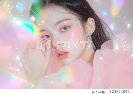 アジア人女性のポートレート(スキンケア・エステサロン) アジア人女性のポートレート(スキンケア・エステサロン) 123821043