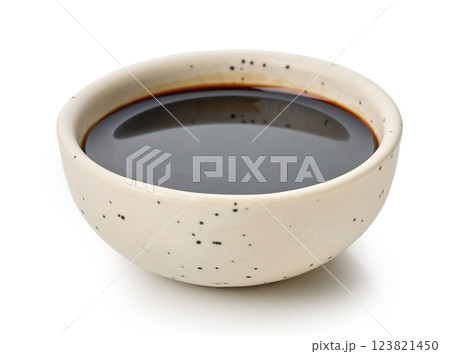 bowl of soy sauce 123821450