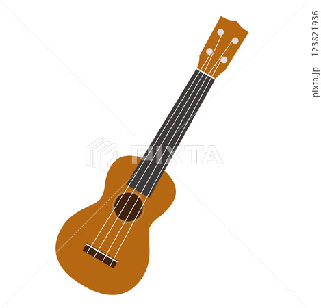 ウクレレのイラスト 123821936