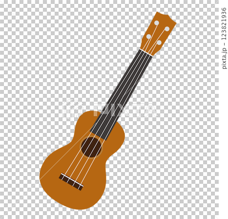ウクレレのイラスト 123821936