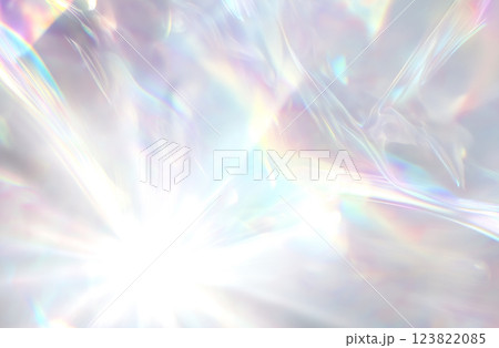 キラキラとした銀色のスペクトル背景 キラキラとした銀色のスペクトル背景 123822085