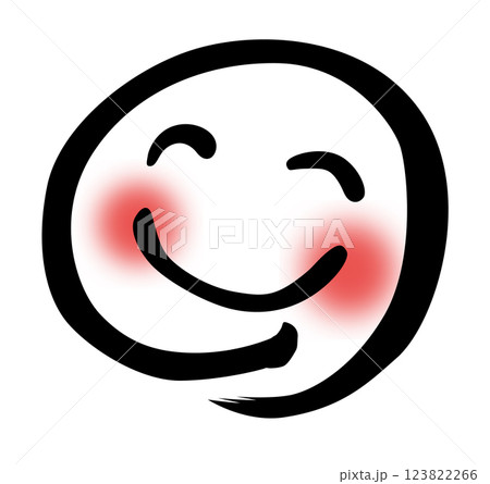 笑顔筆アイコン 123822266