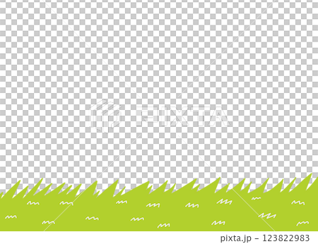 シンプルな草の背景素材 123822983