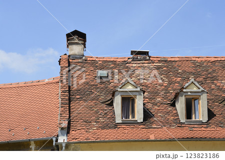 Old roof 123823186
