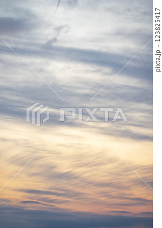 春の夕焼け 夕焼け 夕暮れ 春空 3月 【神奈川県】 春の夕焼け 夕焼け 夕暮れ 春空 3月 【神奈川県】 123825417