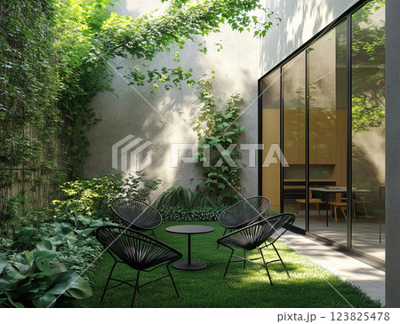 住宅イメージ 小さな憩いのスペース 住宅イメージ 小さな憩いのスペース 123825478