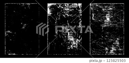 Black and white grunge. Distress overlay texture. Abstract surface dust and rough dirty wall background concept. Distress illustration simply place over object to create grunge effect. Vector EPS10. Black and white grunge. Distress overlay texture. Abstract surface dust and rough dirty wall background concept. Distress illustration simply place over object to create grunge effect. Vector EPS10. 123825503
