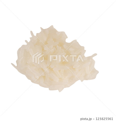 Jasmine rice isolated on white background Jasmine rice isolated on white background 123825561