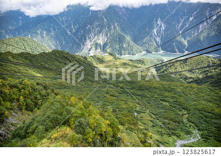 立山黒部アルペンルート大観峰絶景 立山黒部アルペンルート大観峰絶景 123825617