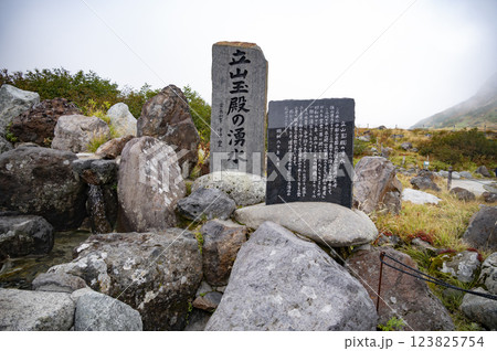 立山室堂平の立山玉殿の湧き水 123825754