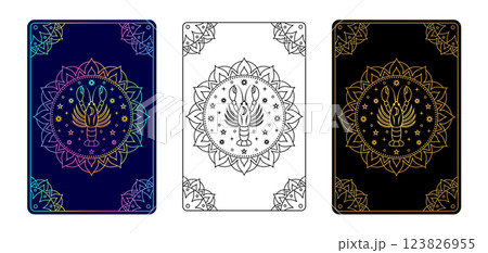 Cancer zodiac sign. Cancer zodiac sign. 123826955