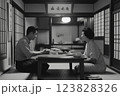 昭和の日本　食卓　生成AIモデル 123828326