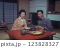 昭和の日本　食卓　生成AIモデル 123828327