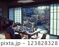 昭和の日本　食卓　生成AIモデル 123828328