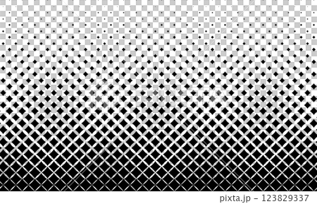 A deformed diamond-shaped tile pattern that gradually converges from the top 123829337