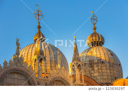 Basilica San Marco close-up, Venice, Italy Basilica San Marco close-up, Venice, Italy 123830297
