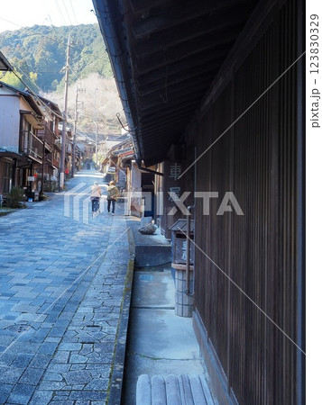 静岡県　宇津ノ谷の集落　3月 123830329