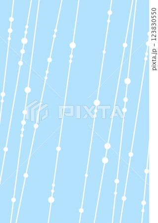 シンプルな雨の背景イラスト2 シンプルな雨の背景イラスト2 123830550