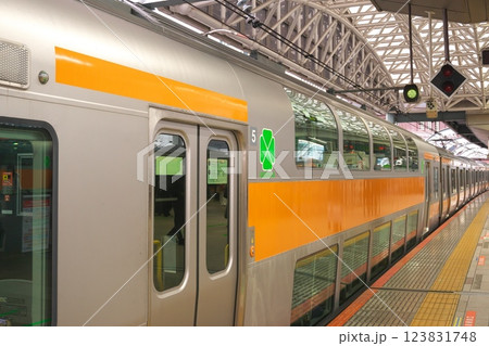 中央線グリーン車マーク 中央線グリーン車マーク 123831748