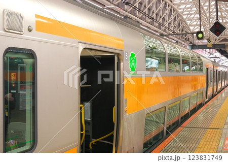 中央線グリーン車マーク 中央線グリーン車マーク 123831749