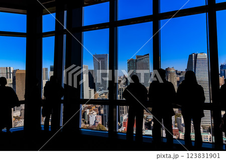 東京 港区 東京のシンボル 東京タワー大展望台 東京 港区 東京のシンボル 東京タワー大展望台 123831901
