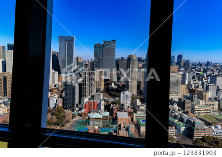 東京　港区　東京のシンボル 東京タワー大展望台 123831903