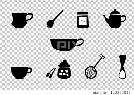 Illustration of tea time 123833032